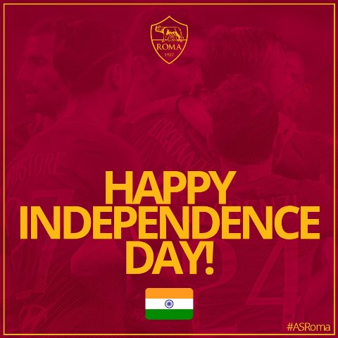 AS Roma wishes India on I-Day