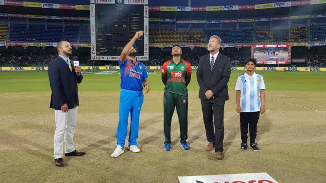 India win toss, opt to field first against Bangladesh in T20 final