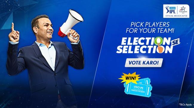 Election se Selection: Virender Sehwag encourages fans to vote for their favourite VIVO IPL 2018 players
