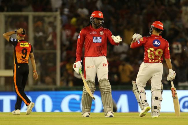 Chris Gayle smashes 104, helps Kings XI Punjab beat Sunrisers Hyderabad 