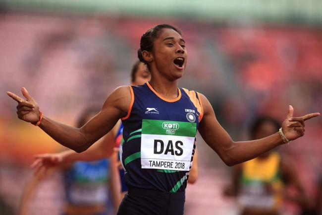 Hima Das accorded grand welcome in her home district