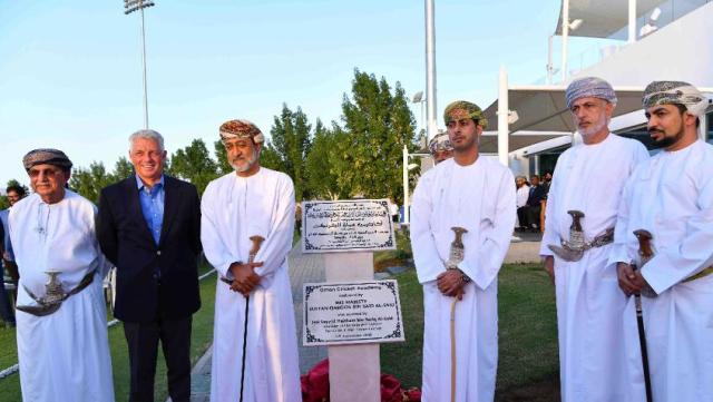 David Richardson attends inauguration of Oman Cricket Academy