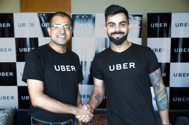 Virat Kohli steps out to bat as Brand Ambassador for Uber India