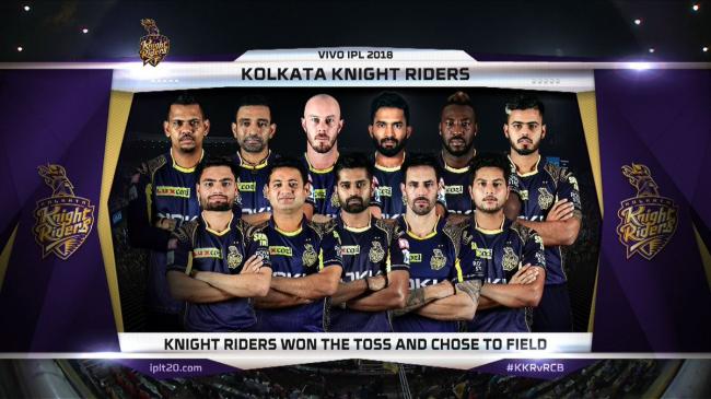 IPL 2018: KKR win toss, elect to field first against RCB