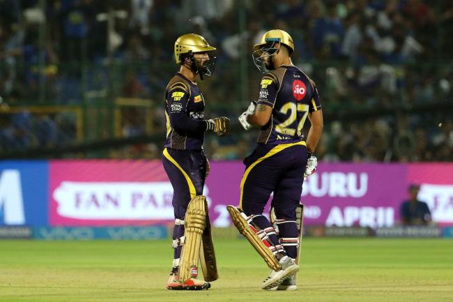 KKR beat Rajasthan by seven wickets to register first away match victory