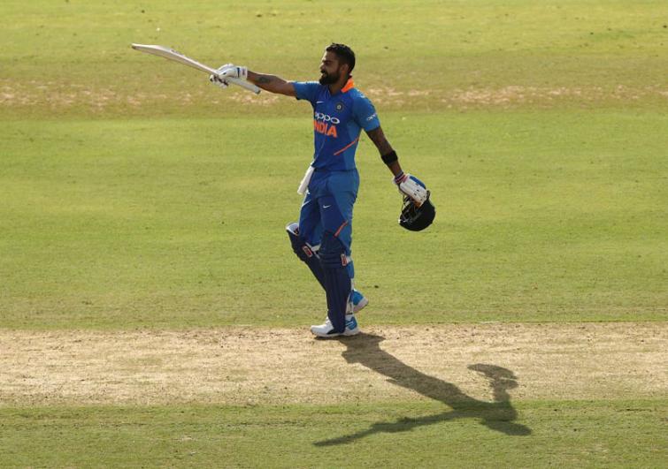 Virat Kohli smashes 116 runs knock to help India post 250 runs on scorecard in 2nd ODI