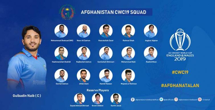 Afghanistan names 15 member squad for World Cup