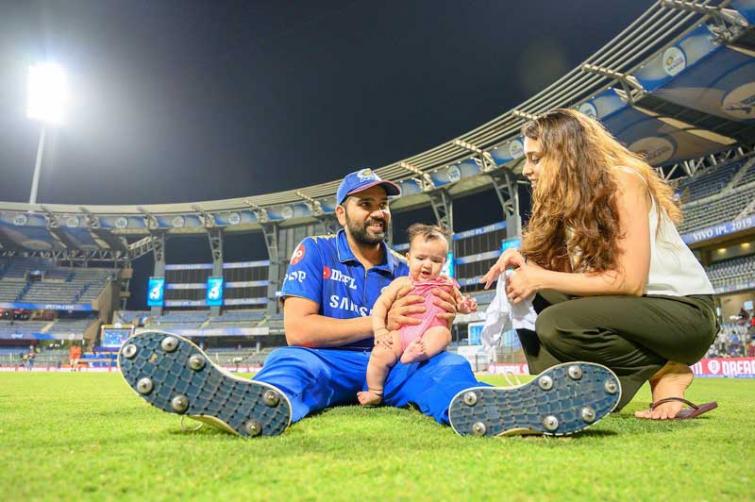 Rohit Sharma shares beautiful picture of his family on social media
