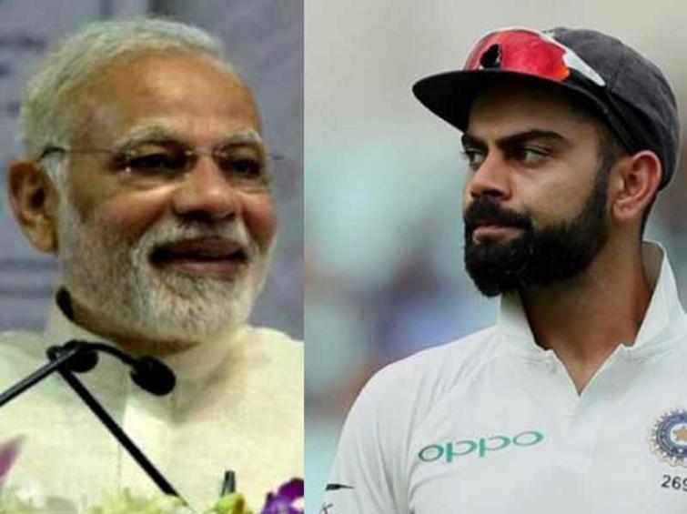 Indian PM Narendra Modi wishes Virat Kohli and his men as they start their World Cup campaign against South Africa