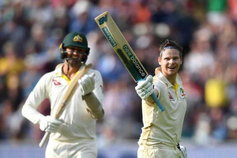 Steve Smith rises from Ashes, rescues Australia from trouble with century