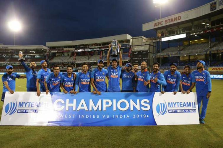 Virat Kohli smashes 43rd century of his career as India beat West Indies by six wickets to clinch series