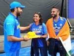 Rohit Sharma reaches out to Indian fan hit by sixer during Bangladesh match