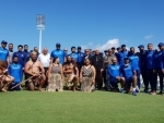 Bay Oval: Maori Community welcomes Indian Team in their traditional way