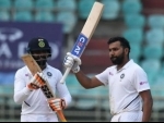 India eye Test win against South Africa in Visakhapatnam, Rohit hits century again