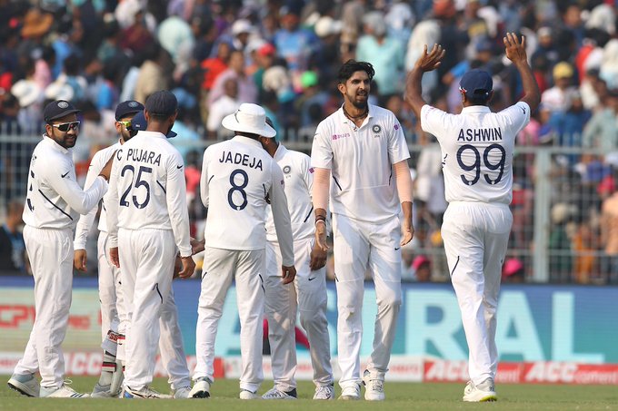 Pink Ball Test: Indian pacers perform strongly, bowl out Bangladesh for 106 runsÂ 