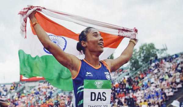 India's star sprinter Hima bags third int'l gold in 11 days, 400m gold for Anas