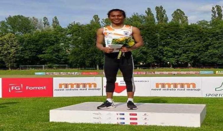 Hima Das clinches her fifth gold in 400m