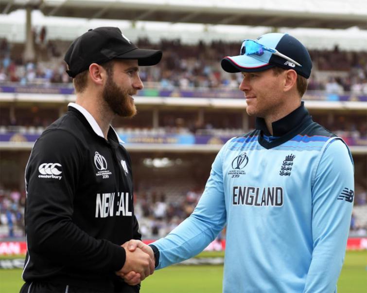 New Zealand win toss, opt to bat first against England in World Cup final