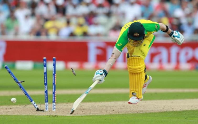 World Cup semifinal: England bowl out Australia for 223; Smith scores 85