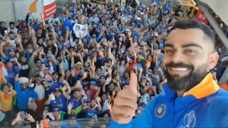 Victory against West Indies: Virat Kohli creates, posts video of celebration with fans