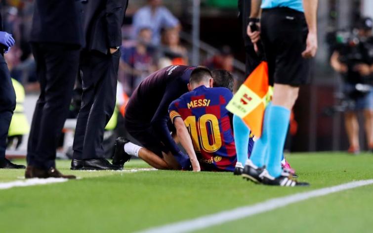 Lionel Messi suffered muscle injury, confirms Barcelona