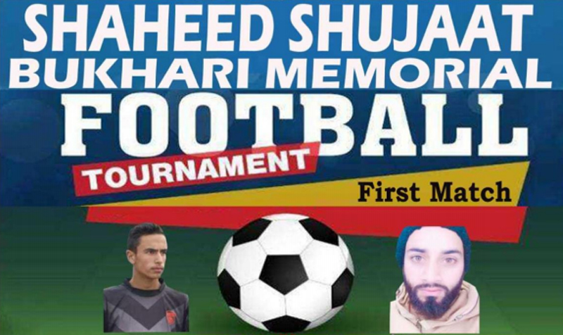 Jammu and Kashmir: Shaheed Shujaat Bukhari Memorial football championship begins today