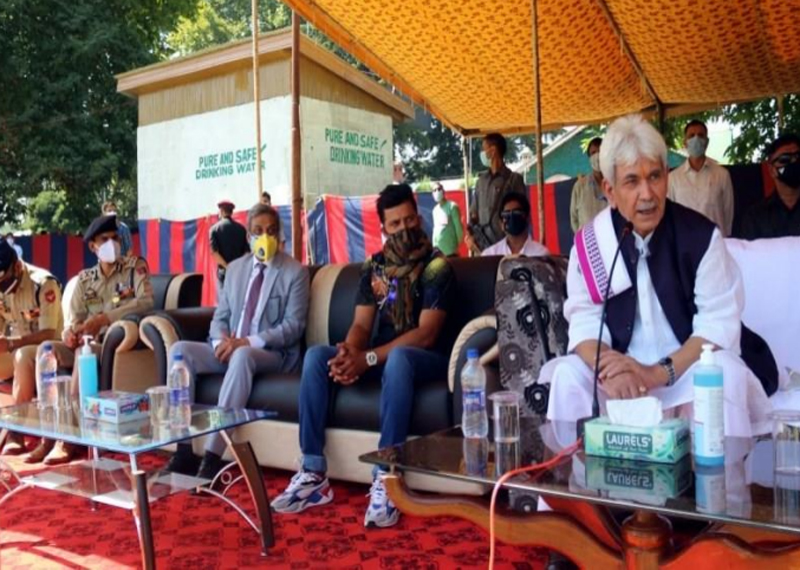 Jammu and Kashmir: LG Sinha inaugurates women's cricket tournament at Anantnag