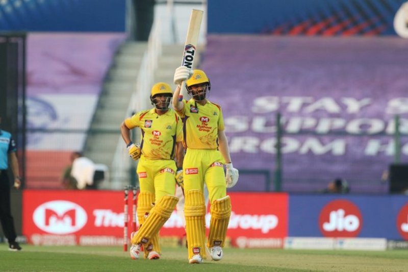 IPL 2020: Gaikwad's fifty guides CSK to easy 9-wicket win over KXIP