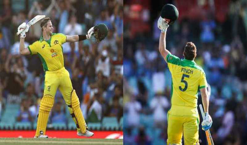 Aaron Finch, Steve Smith tons propel Australia to 374/6 against India