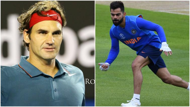 Roger Federer challenges Virat Kohli for a unique challenge