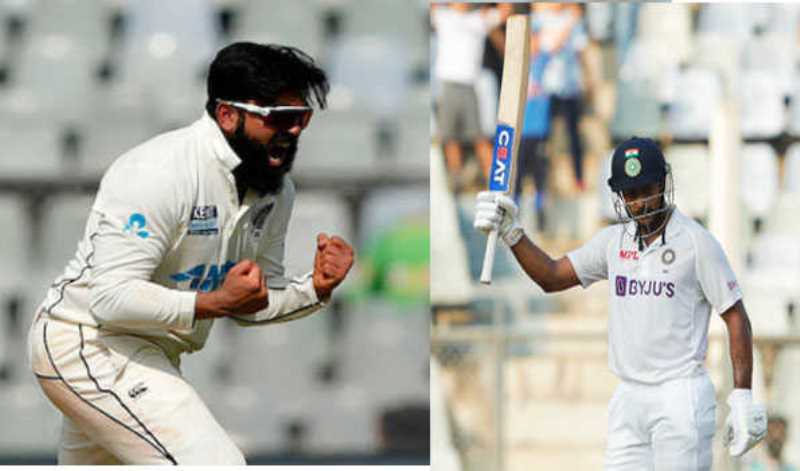IND vs NZ, 2nd Test, Day 1: Ajaz picks up 4-fer; Mayank's century helps India 221/4 at stumps