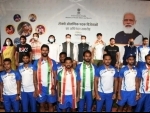 India’s Olympic medalists receive hero’s welcome, felicitated by Anurag Thakur
