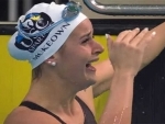 Australian swimmer McKeown creates new 100 m backstroke world record