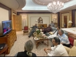 Imran Khan enjoys India-Pakistan WC clash on TV, congratulates Babar Azam over victory