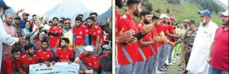 Kashmir: Indian Army organised cricket tournament finishes off with DSW as winners