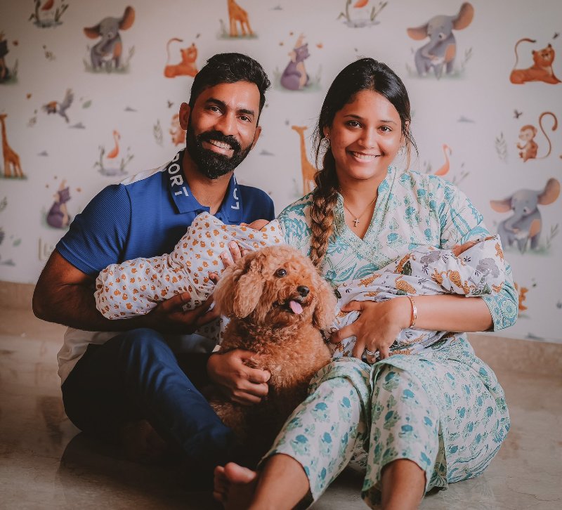 Dinesh Karthik and Dipika Pallikal 'blessed with two beautiful boys'