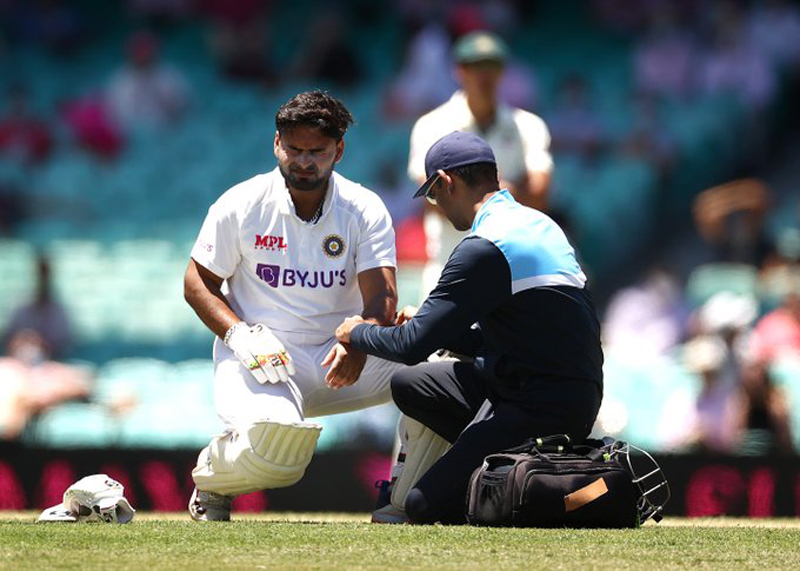 Rishabh Pant taken for scans after ball hits his left elbow: BCCI