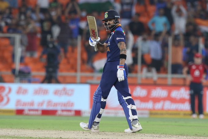 Virat Kohli smashed 73 no as India beat England by seven wickets in 2nd T20