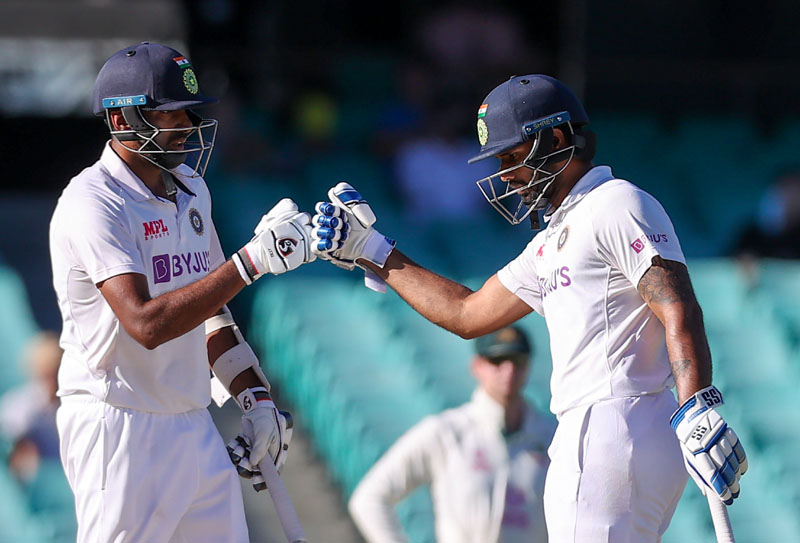 India draw Sydney Test against Australia with efforts of Vihari, Ashwin