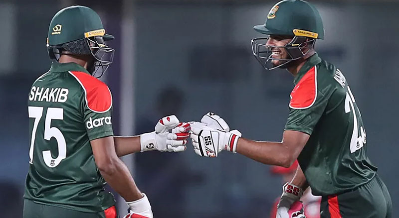 Bangladesh bounce back to get the better of Oman
