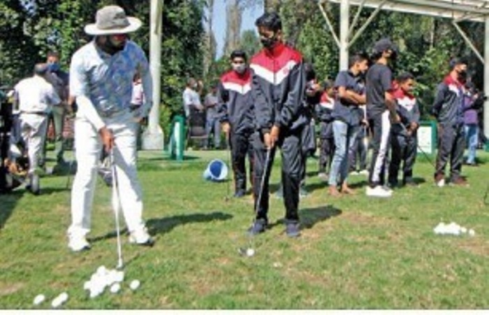 Golf Clinic held at RSGC, Kashmir