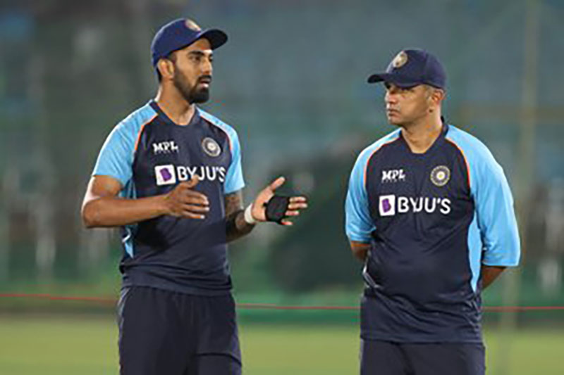 Rohit Sharma, Rahul Dravid take charge of Indian team, BCCI shares images of Jaipur practice session