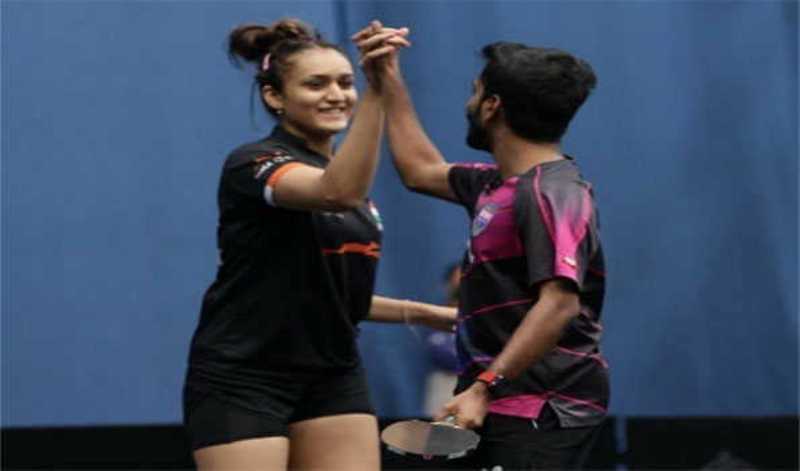 Sathiyan, Manika through to semis in mixed doubles at WTT Contender