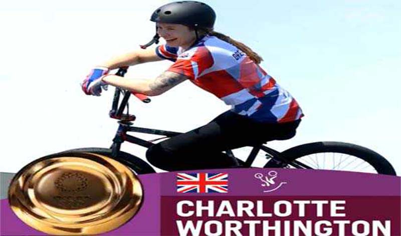 Tokyo Olympics: British cyclist Worthington wins first Olympic BMX freestyle gold