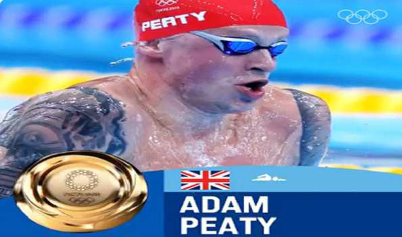 Tokyo Olympics: British swimmer Peaty wins men's 100m breaststroke gold