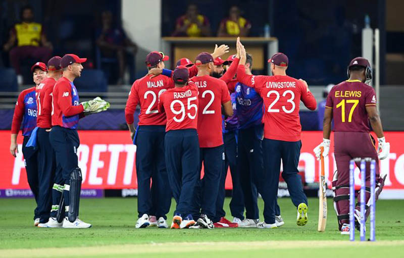 England thrash West Indies by 6 wickets after bowling them out for 55 in World T20 clash 