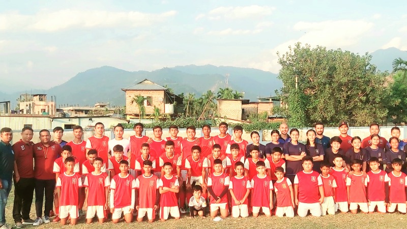 Soccer: Girls of Bengal's Jaigaon village receive training from FPAI's Israil Gurung