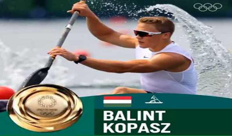 Tokyo Olympics: Hungary's Kopasz wins men's kayak single 1,000m gold