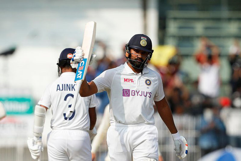 Second Test against England: Rohit Sharma's crucial 161 runs help India score 300/6 at stumps