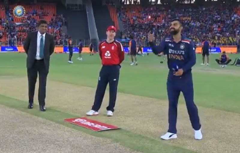 India win toss, opt to field first against England in second T20